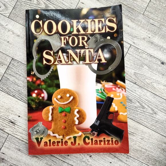 Cookies for Santa by Valerie J Clarizio SIGNED Murder Mystery Romance Fiction - Picture 4 of 12